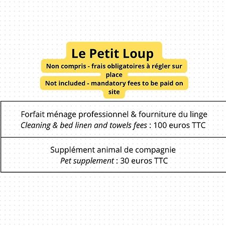 Le Petit Loup, Appartement Neuf Avec Jardin Gerbépal Exteriér fotografie